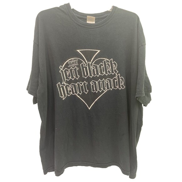 The Jet Black Heart Attack Tee 2X - Picture 1 of 4